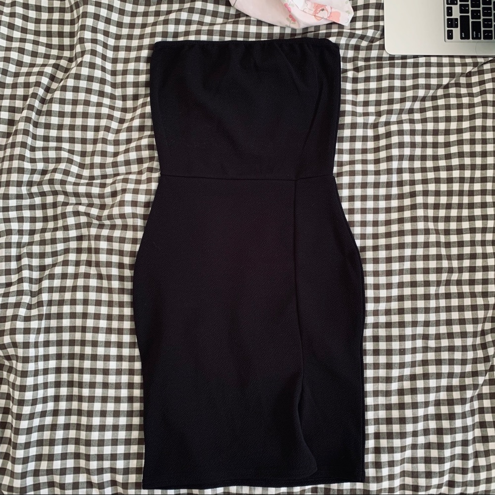 Nasty gal bodycon black dress